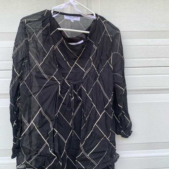 Donna Ricco NY women”s size 14 dress with wrap - Picture 7 of 7